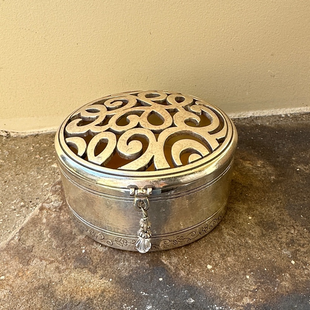Brighton Silver and Gold Decorative Box